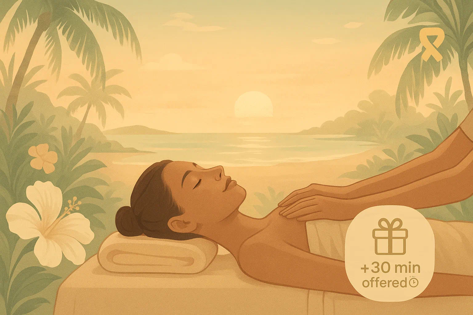 illustration d'un massage