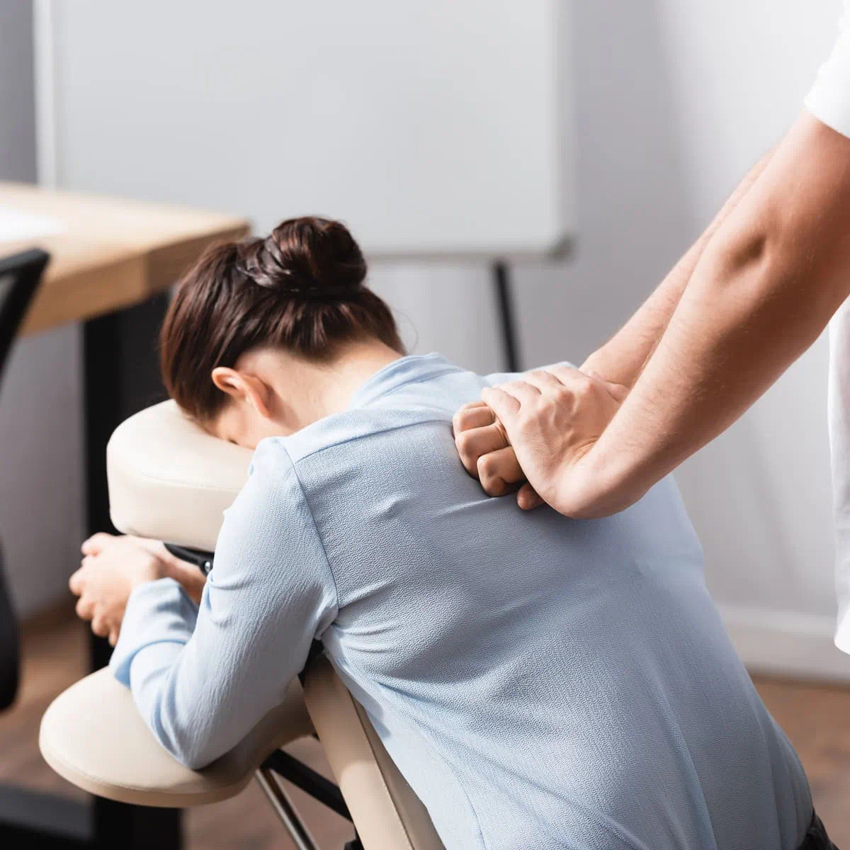 massage assis en entreprise