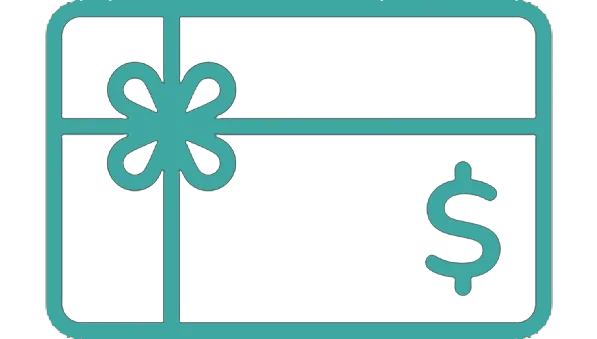 icône de carte cadeau